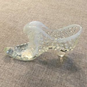Fenton Hobnail Opalescent Shoe